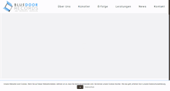 Desktop Screenshot of blue-door-records.de
